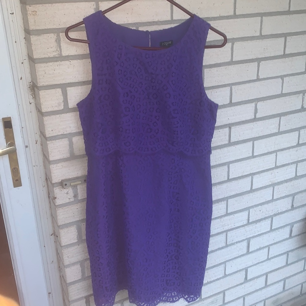 J. Crew purple dress
